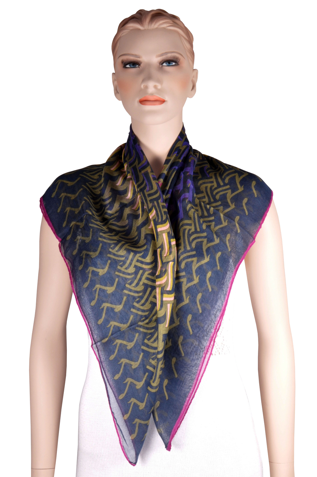 Missoni Foulard Seidentuch Silk Scarf Scialle Sciarpa Bufanda 15328 34790₽
