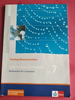 Mathematik für Gymnasium 7 Training Klassenarbeiten