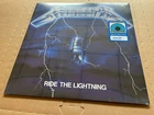 NEW SEALED Metallica - Ride the Lightning BLUE Vinyl LP