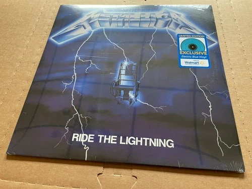 NEW SEALED Metallica - Ride the Lightning BLUE Vinyl LP