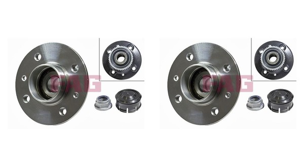 FAG 2X Radnabe Radlagersatz Hinten FüR Renault Kangoo Nissan Kubistar Kasten-image