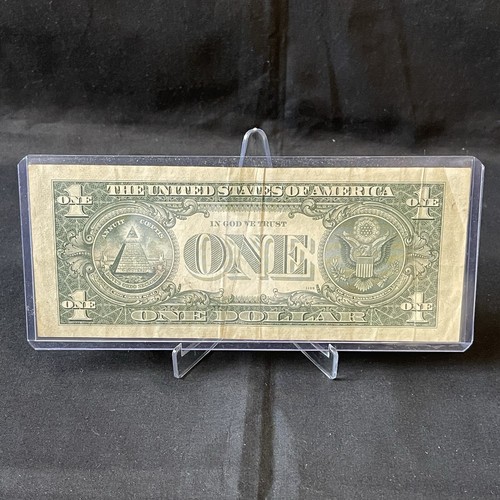 $1 One Dollar Gutter Fold Error Series 1969 (Multiple Folds) - Picture 4 of 4