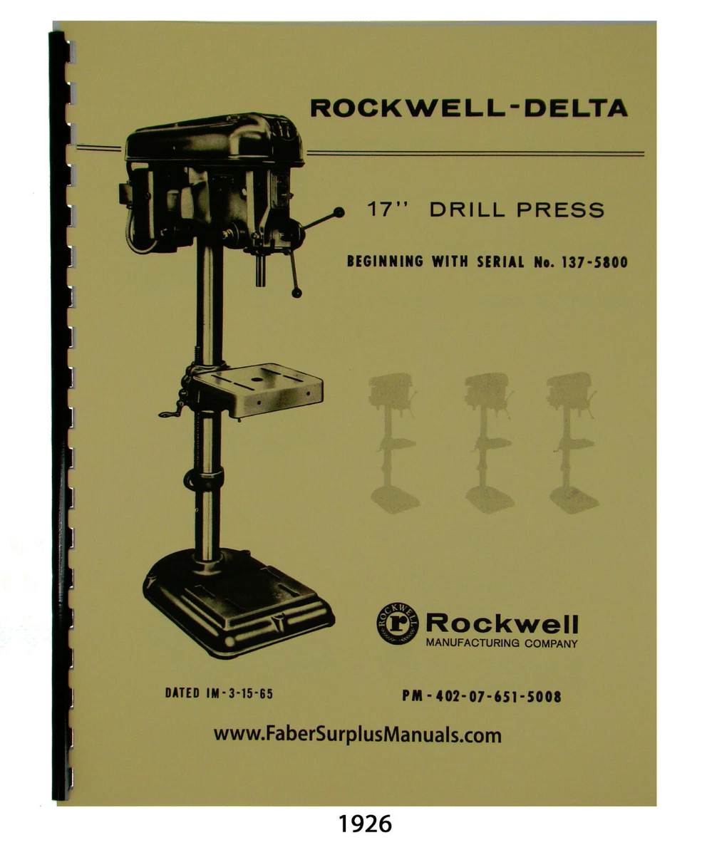 Rockwell drill press deals