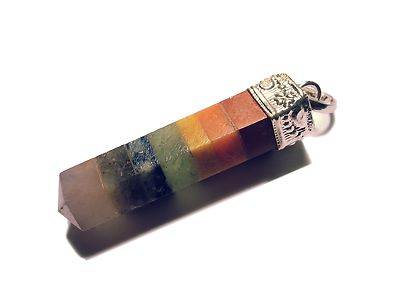 7 Chakra Anhänger Spitze pendule pendant pendolo ciondolo pendentif