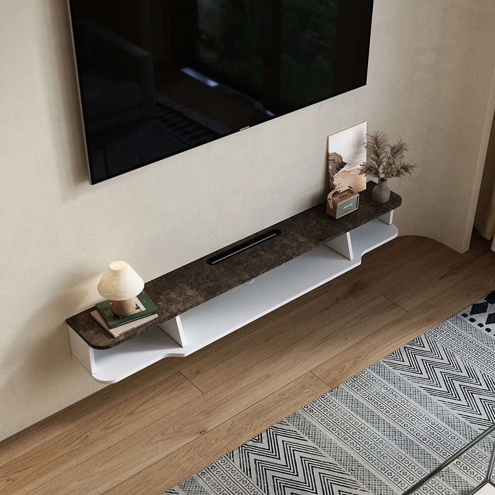Mounting floating sale tv stand