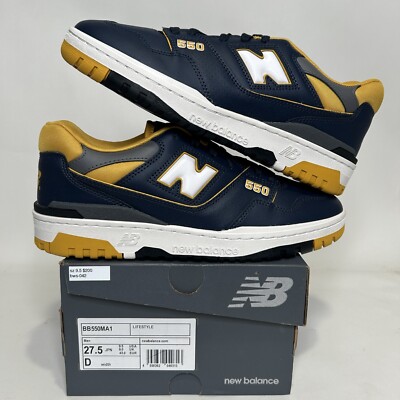 New Balance 550 “Michigan/Navy Yellow” BB550MA1 Men's