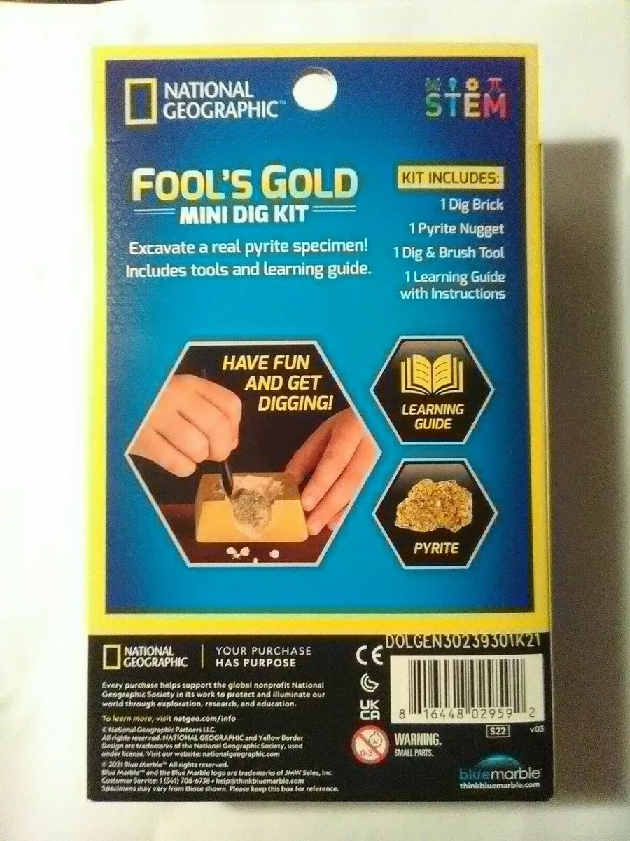 National Geographic Fool's Gold Dig Kits