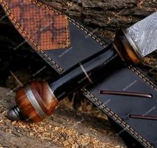 Unique Handmade Damascus Steel Gladiator / Gladius / Roman Sword with Sheath.