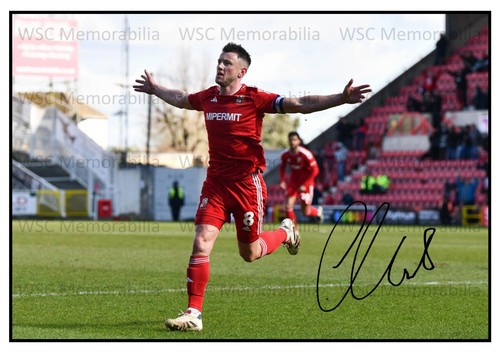 10861. Ollie Clarke Signed Pictures A4 Prints Swindon Mansfield Bristol Rovers