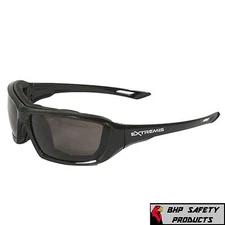 RADIANS XT1-21 EXTREMIS SAFETY GLASSES GRAY/SMOKE ANTI-FOG SUNGLASSES (1 PAIR)
