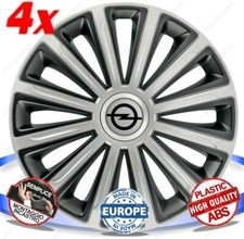 SET 4 BORCHIE RUOTA COPRI CERCHI CALOTTE 15 TREND DC PER OPEL CORSA