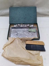 MIB Rodney Kent Creations Hand Wrought Silent Butler Crumb Tray & Brush #444