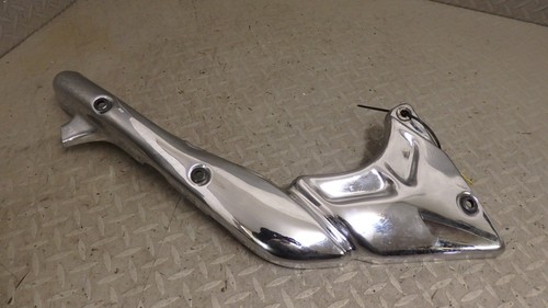 2005 Moto Guzzi California EV 1100 left hand side rear frame chrome cover, bolts - Picture 3 of 9