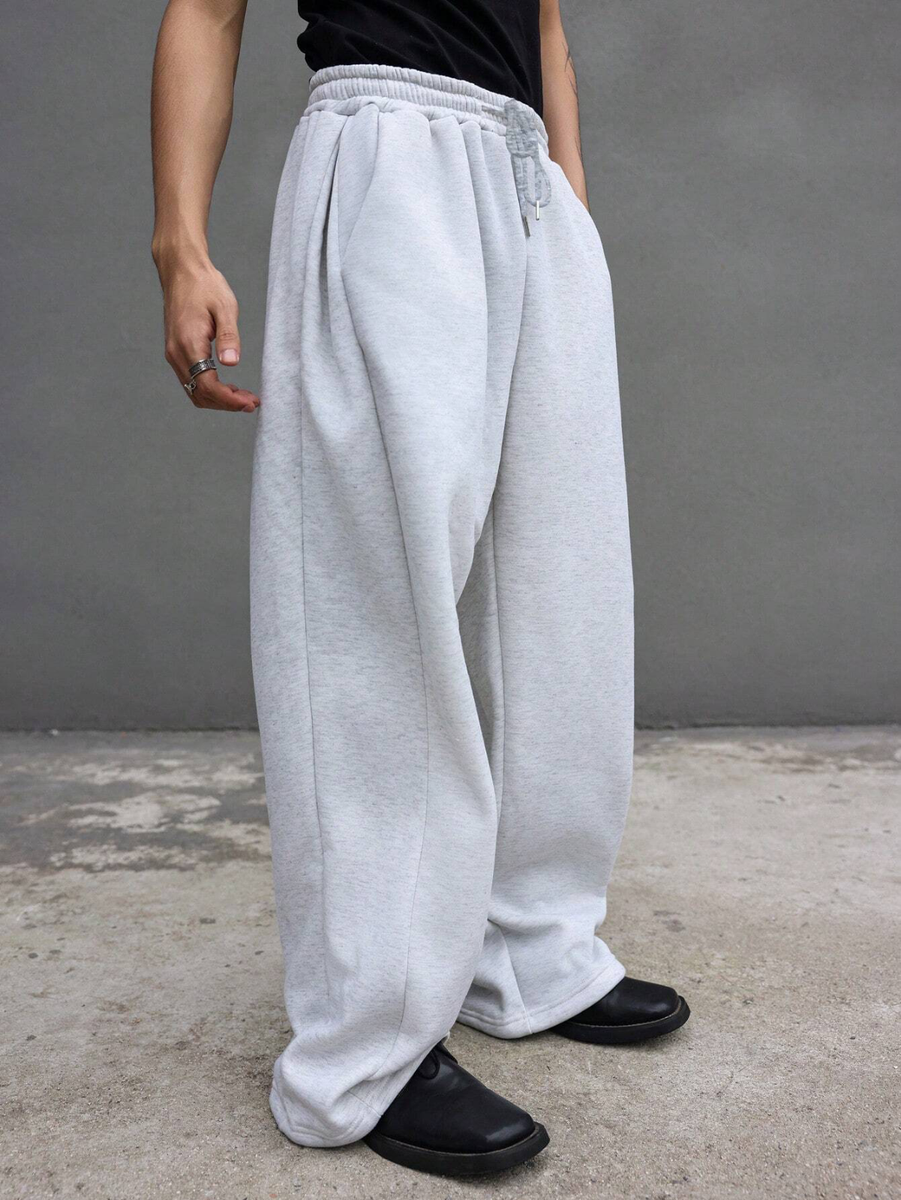 Manfinity Men's Loose Fit Drawstring Sweatpants – Wide Leg, Baggy, Perfect  Gift