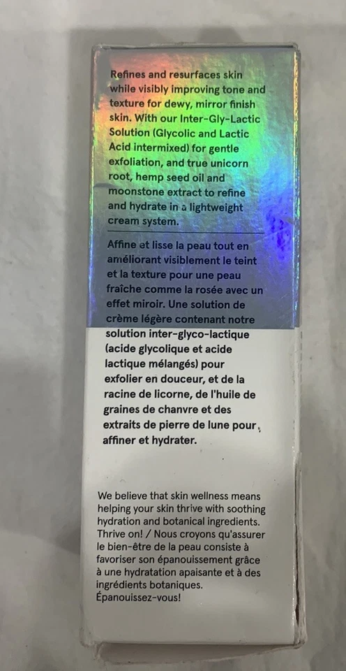 Crema facial tratamiento glicólico nocturno Acure rejuvenecimiento 1 fl oz nueva en caja Foto 2 de 2