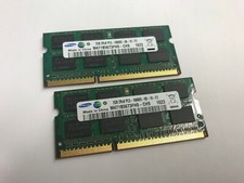 Samsung 4GB 2x2GB 2Rx8 PC3-10600S SODIMM Laptop Memory RAM