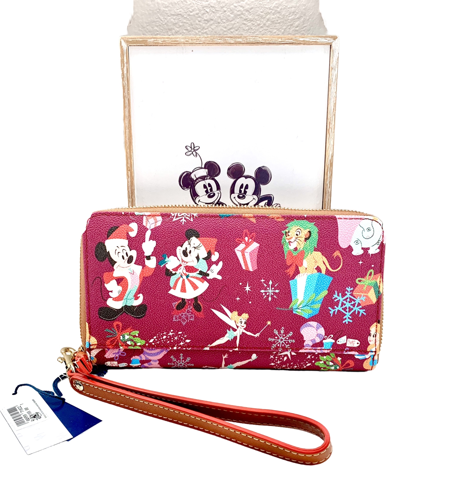 Dooney & Bourke Wristlet Wallet Disney Classics Christmas NEW eBay