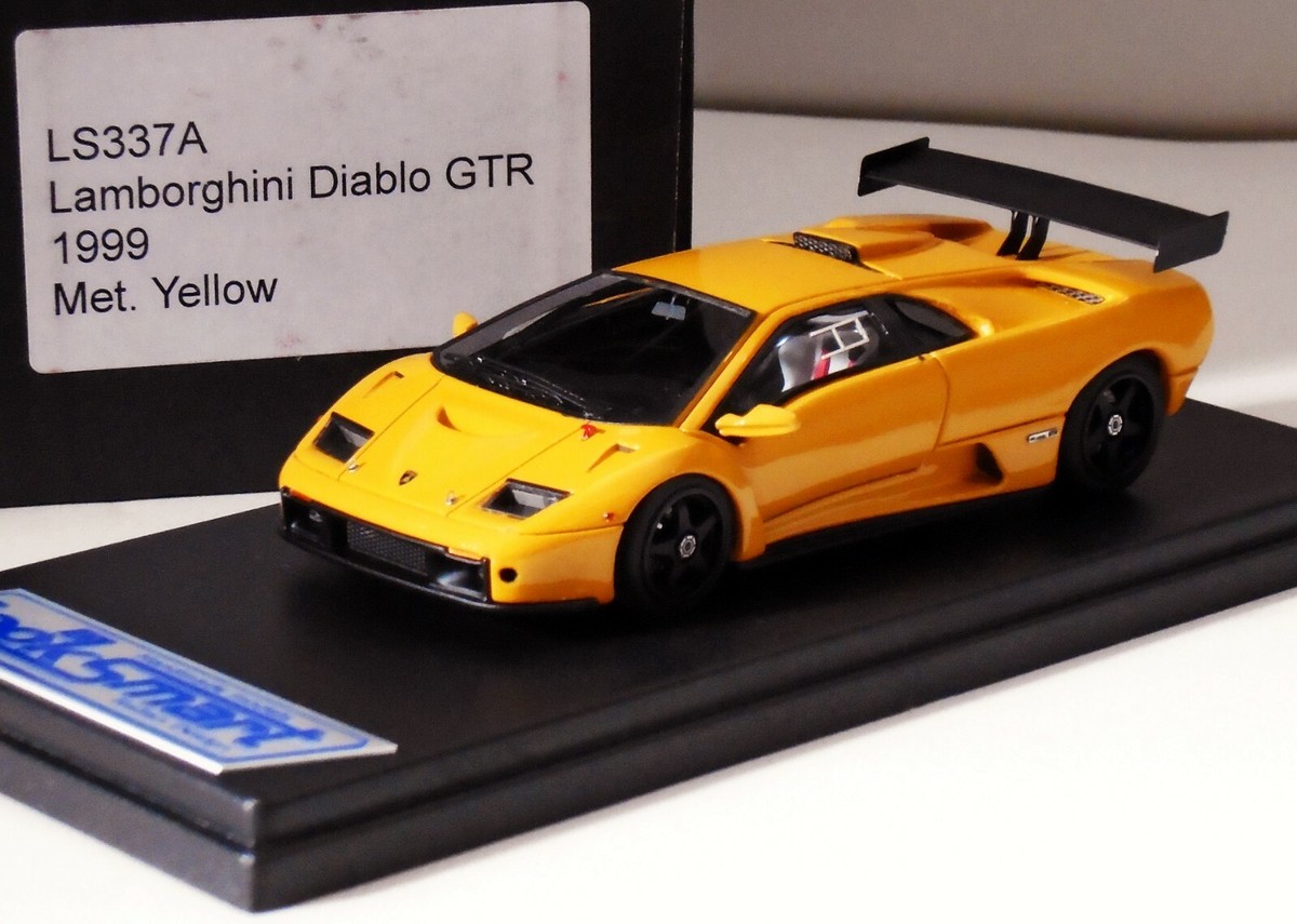LAMBORGHINI DIABLO GTR 1999 METALLIC YELLOW LOOKSMART LS337A 1/43
