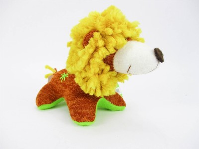 Lion Ornament Xmas Holiday Target 5'' Cotton