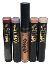 3x LA Girl Matte Flat Velvet Lipstick 801, 802, 809, 820 Plump Gloss 925 Fancy