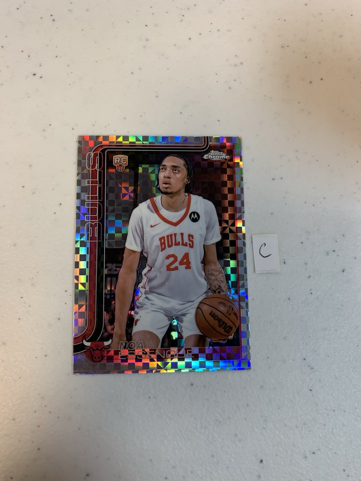 2025 Topps Chrome Noa Essengue Xfractor Rookie #262 C