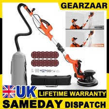 1000W Electric Drywall Sander Wall Celling Sander with Vacuum Attachment & LED
