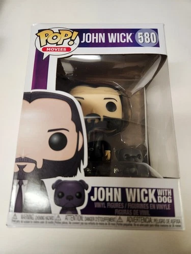 Funko Pop! John Wick with Dog #580 Movies Vinyl Figure see pictures