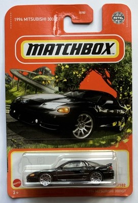 Matchbox Mitsubishi 3000GT 1994 64/102 1:64 Diecast Car Black 2021