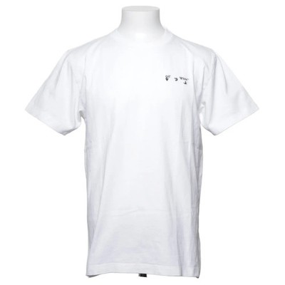 Off-White, T-shirt, Größe: M, Weiß, Baumwolle/Polyester, Einfarbig, Herren #nGs
