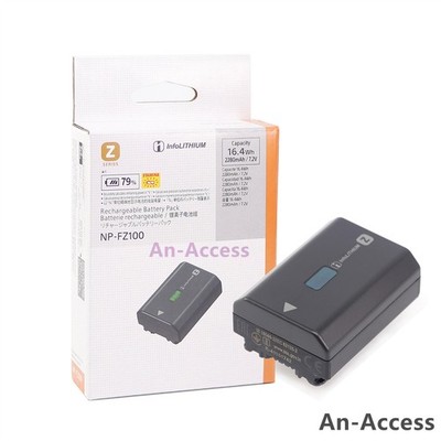 New NP-FZ100 2280mAh Battery For Sony Alpha 9 A9 9R A9S A7 A7RIII 7M3 7RM3 A6600