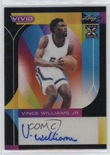 2022-23 Leaf Vivid Black 14/20 Vince Williams Jr #BA-VWJ Auto 0s3