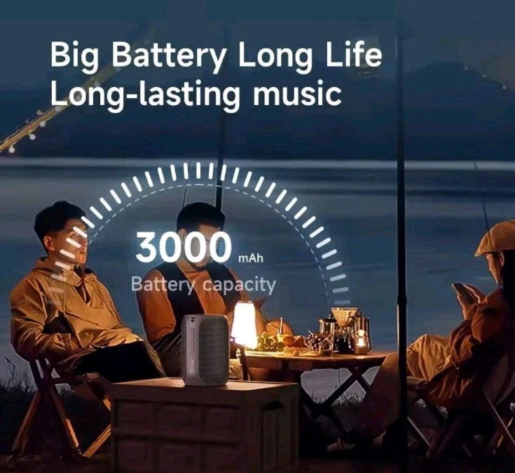 Zealot-S32PRO Powerful Bluetooth Speaker, Bass Wireless, LED Light, Outdoor Spea - Image 4 of 4