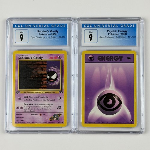 Sabrina's Gastly (1st Edition) graded CGC 9 for sale on eBay