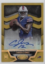 2016 Certified Potential Signatures Mirror Gold 4/25 Cardale Jones Auto 0c6