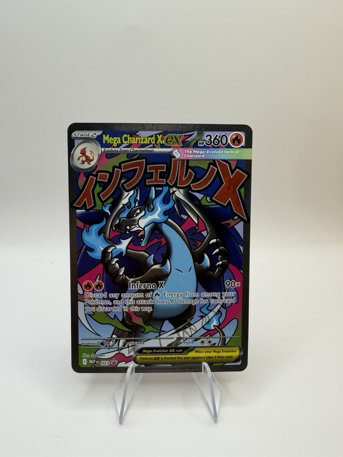 Mega Charizard X ex 023 Promo ME: Mega Evolution Promo Pokemon NM