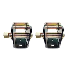 2 Pack Left 2" Tow Dolly Lashing Winch Truck Rack Ratchet Tie Down Strap Binder