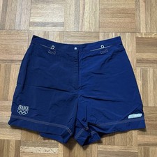 Vintage France Olympics Shorts 2004 Medium Ad...