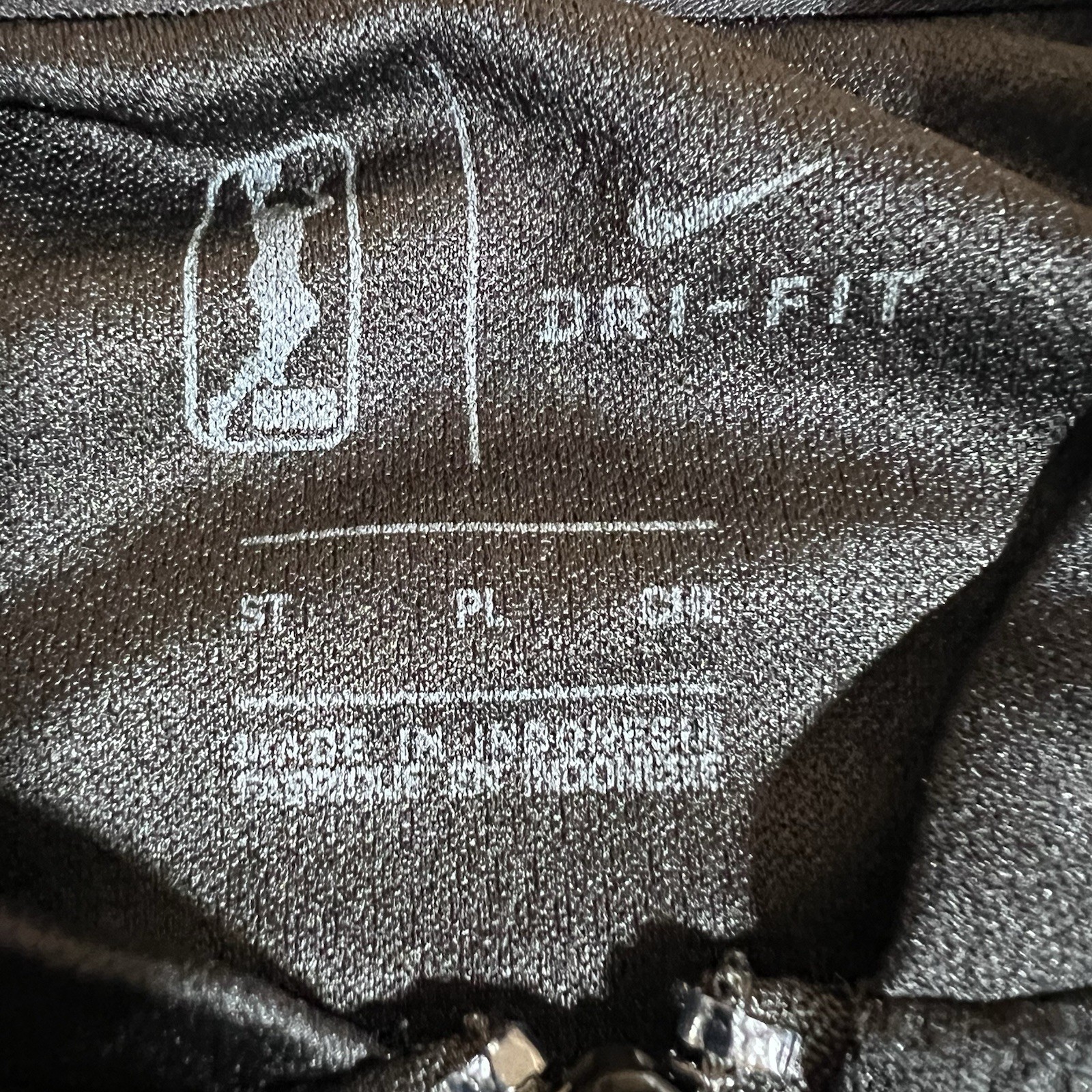 Chicago Sky Nike Dri Fit Full Zip Black Warm Up Jacket Size Small Tall WNBA thumbnail 8