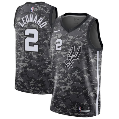 Kawhi Leonard San Antonio Spurs Nike 2017/18 City Edition Swingman