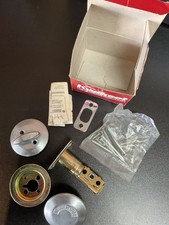 Kwikset 96670-014 Single Cylinder Deadbolt Satin Chrome One Sided NEW 667 26D