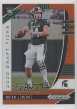 2020 Panini Prizm Draft Picks Rookies Orange Brian Lewerke #142 2qw