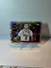 2024-25 Topps Chrome Lonzo Ball #38 Wave Refractor Parallel Chicago Bulls