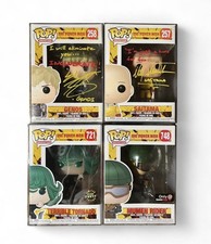 Rare autograph signed One Punch Man 4 Funko Pop chase Bundle deal authenticated￼