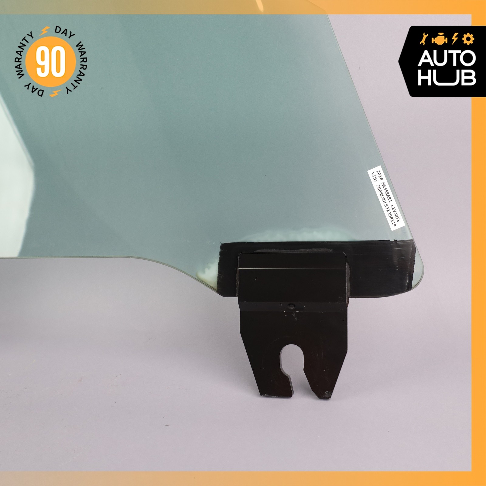 17-24 Maserati Levante M161 Front Left Driver Side Door Window Glass OEM 89k