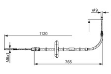 BOSCH Bremsseil Seilzug Feststellbremse 1 987 482 867 für MINI F56 F57 Cooper
