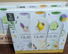 Olay Essential Botanical Body Wash, 23.6 fl oz, 3-pack