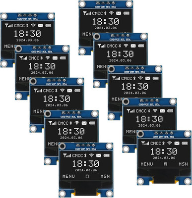 10 Pieces 0.96 Inch OLED I2C IIC Display Module 12864 128X64 SSD1306 Mini Self-L