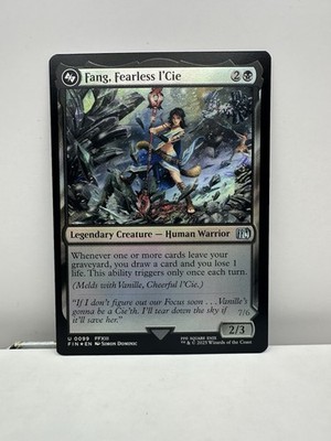 Fang Fearless L'Cie Final Fantasy Foil Uncommon Card