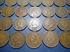50 coins) LOT#13 NICE mixed 1900's Indian head penny 1C cents NO RESERVE AUCTION — photo 6