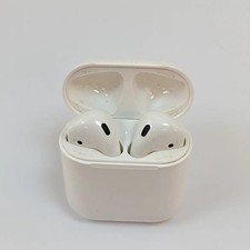 Apple AirPods 2nd Generation A2031 A2032 Wireless White Headphones Case A1602